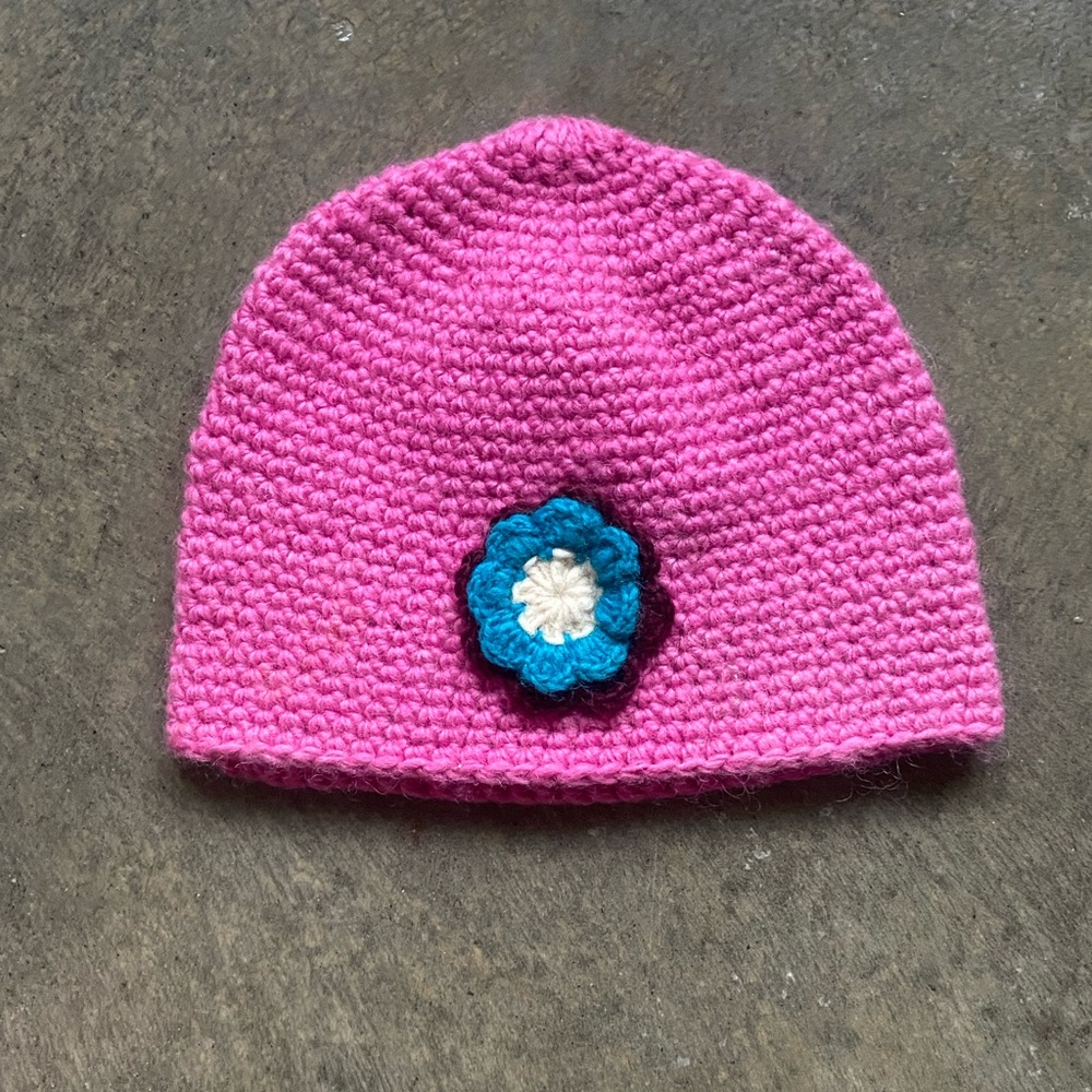 Pink Knit Hat/Beenie